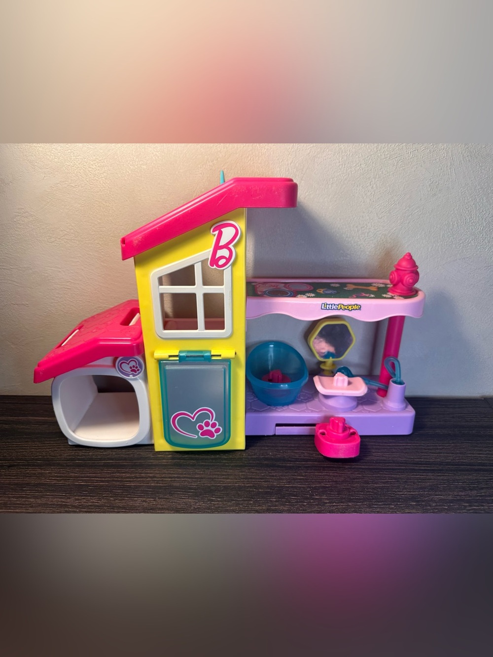 Little People Barbie Pet Spa Play set Works